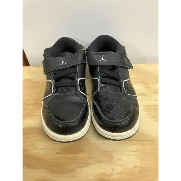 Nike Jordan Black 1 Flight 2 Low BT Toddler Boys Sz 10C Shoes 654954-010 - Picture 4 of 7